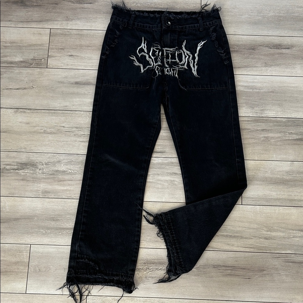 Section Eight men's streetwear black jeans size 30
